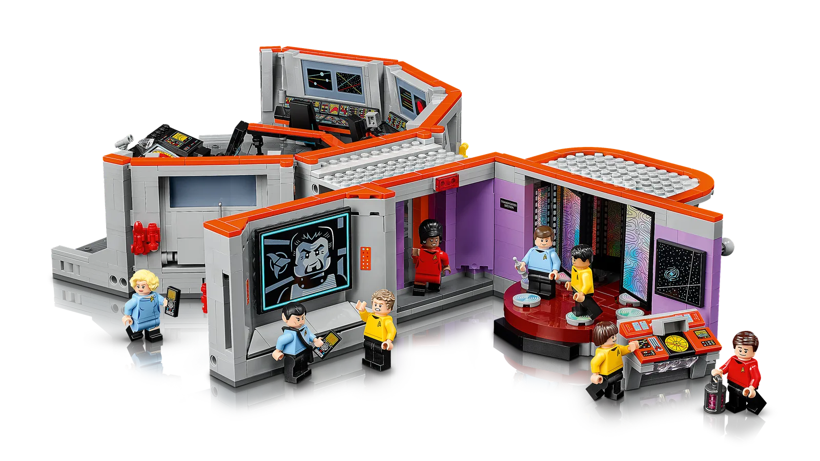 Brug en teleportatiekamer van LEGO® Icons Star Trek 11385