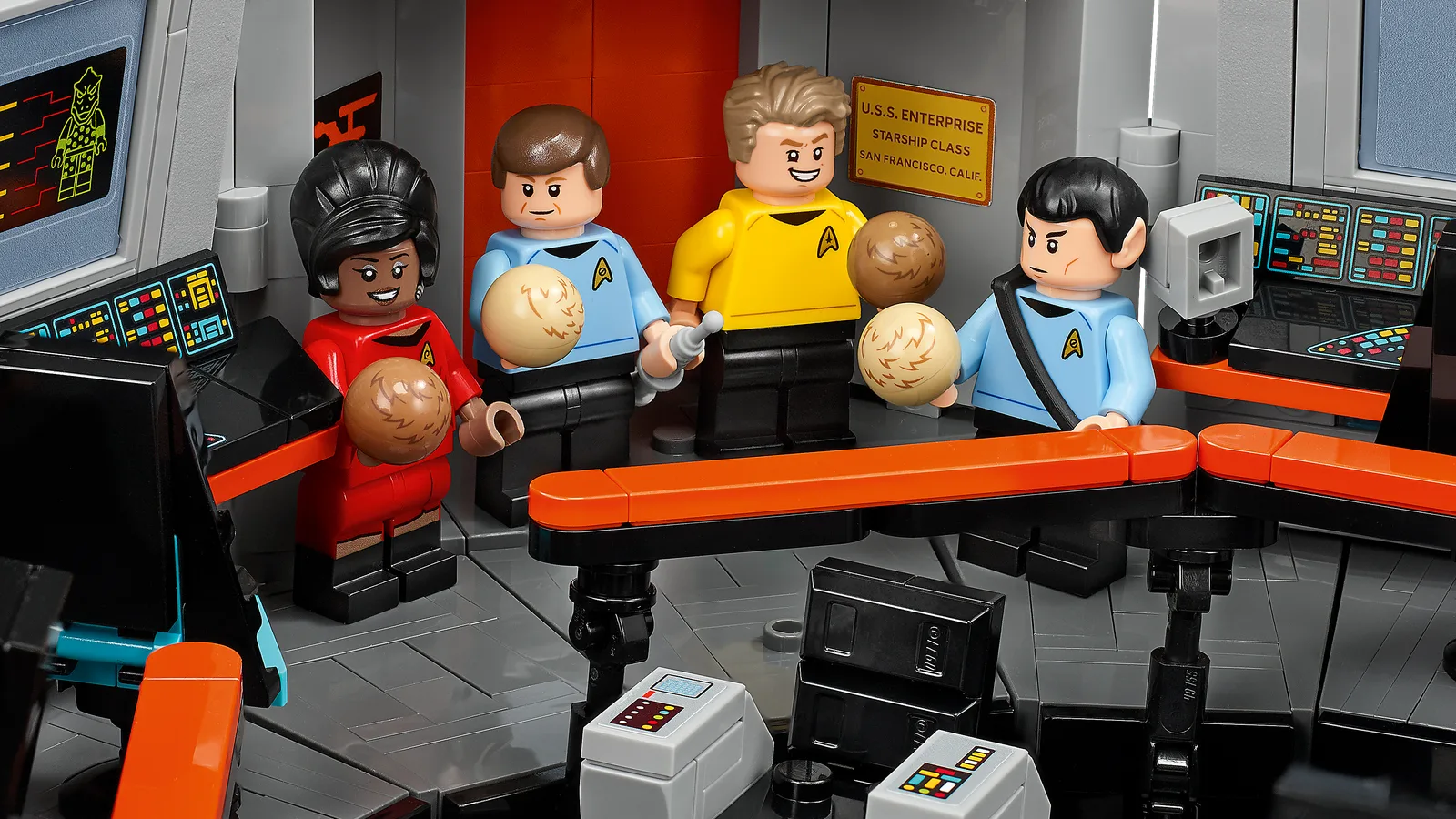 Bemanning met tribbles en accessoires