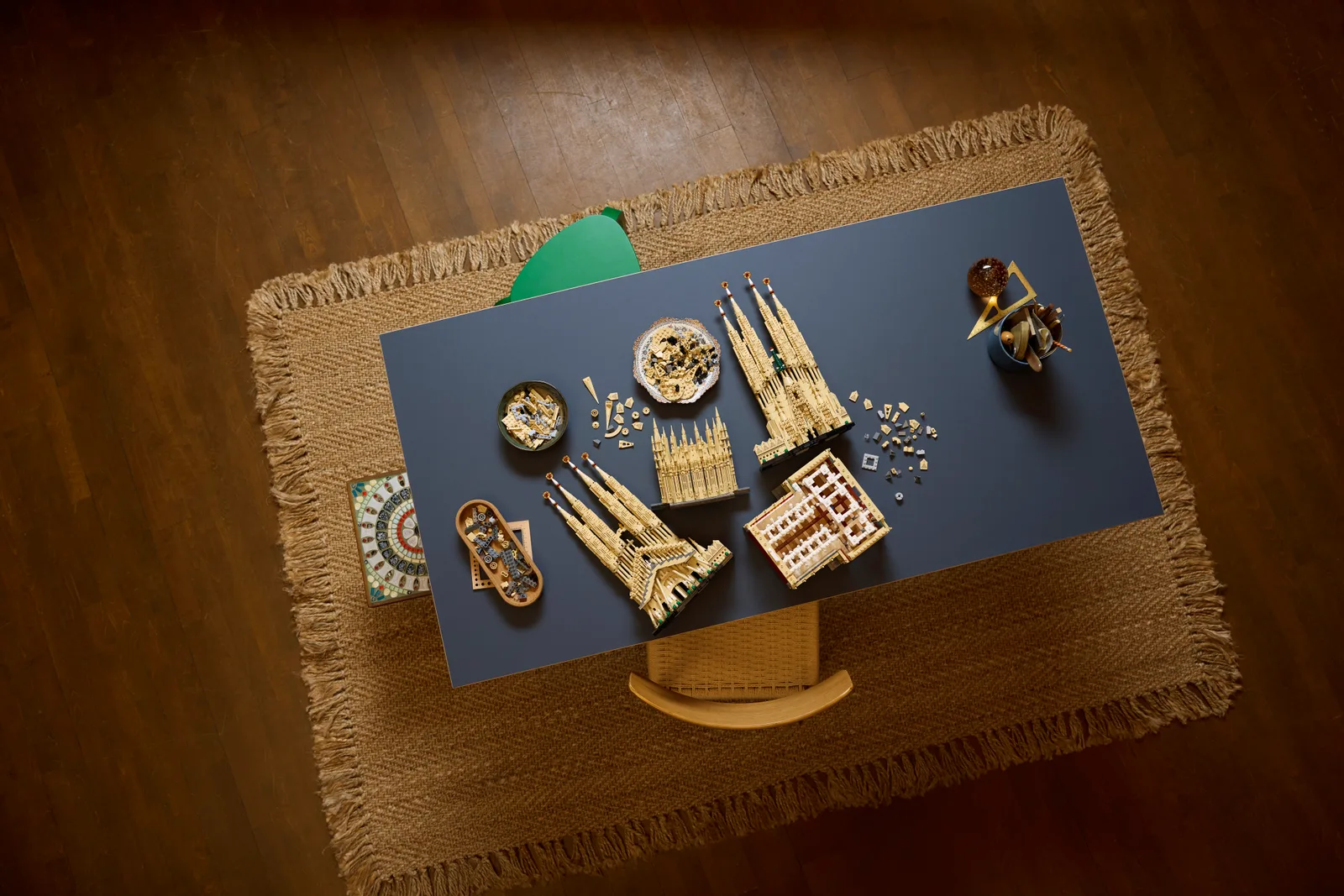 LEGO® Sagrada Família model in opstelling