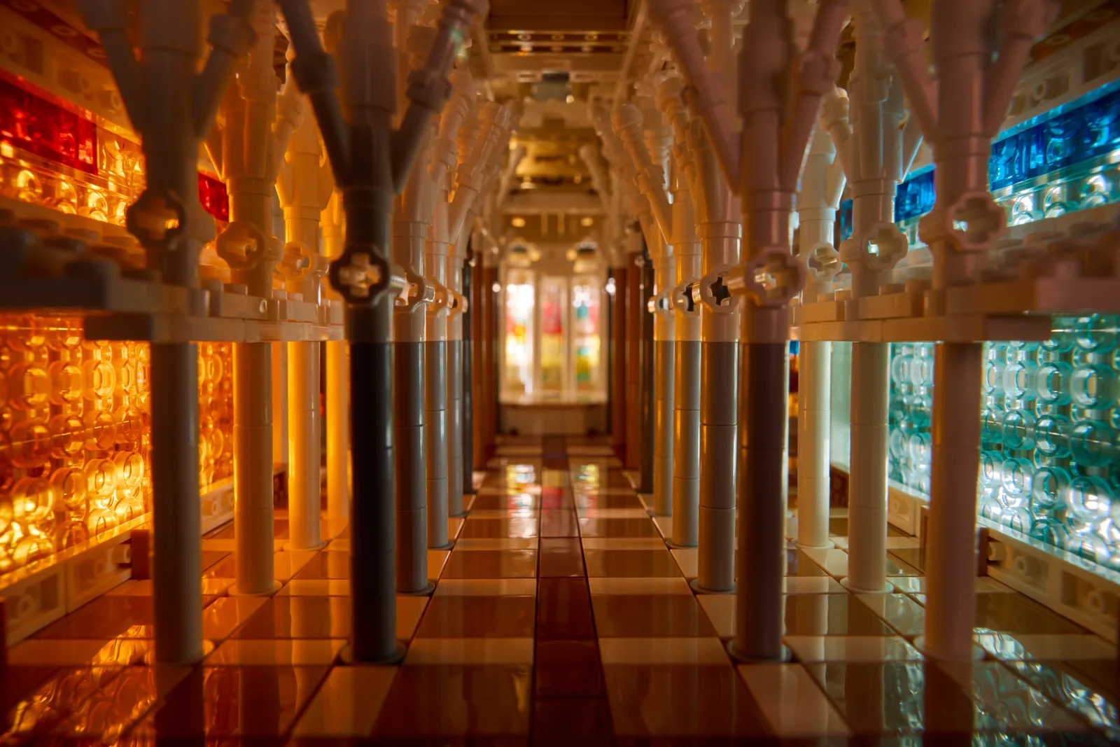 LEGO® Sagrada Família model in opstelling