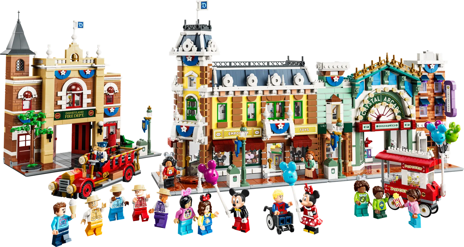 Volledige Main Street build met alle gebouwen