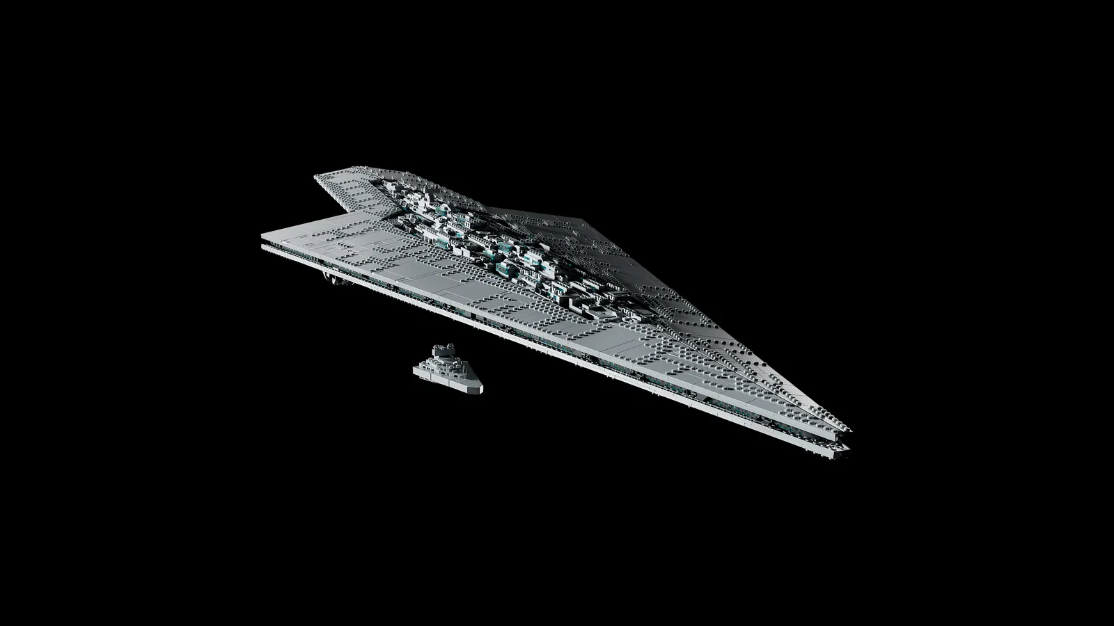Zijaanzicht van de LEGO® Executor Super Star Destroyer™ (75457)