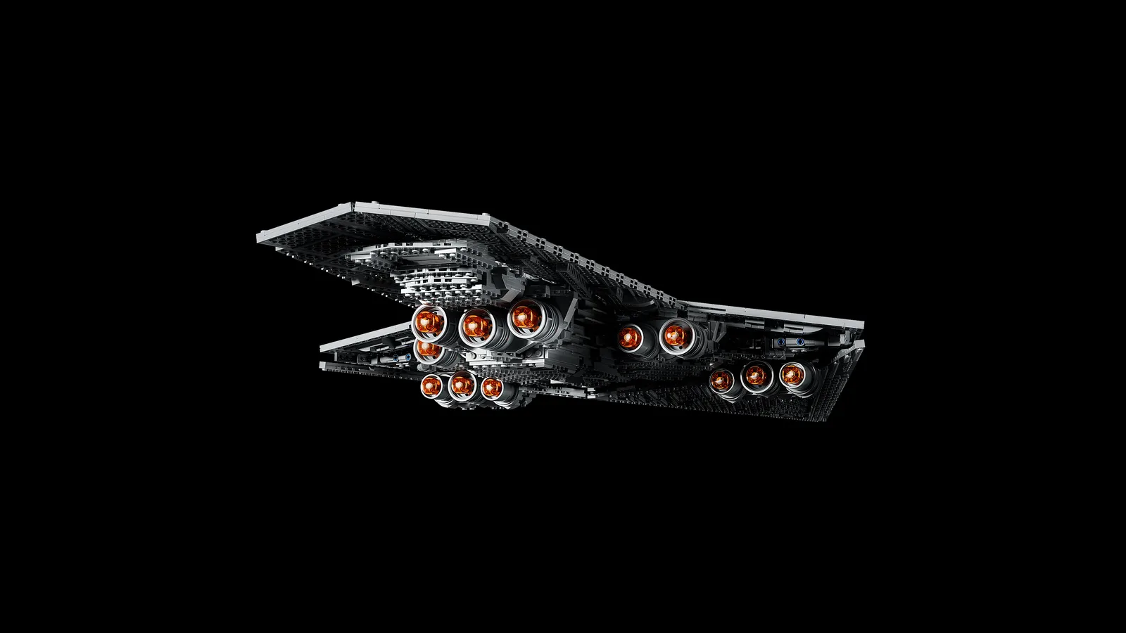 Detail van de romp van de LEGO® Executor Super Star Destroyer™ (75457)