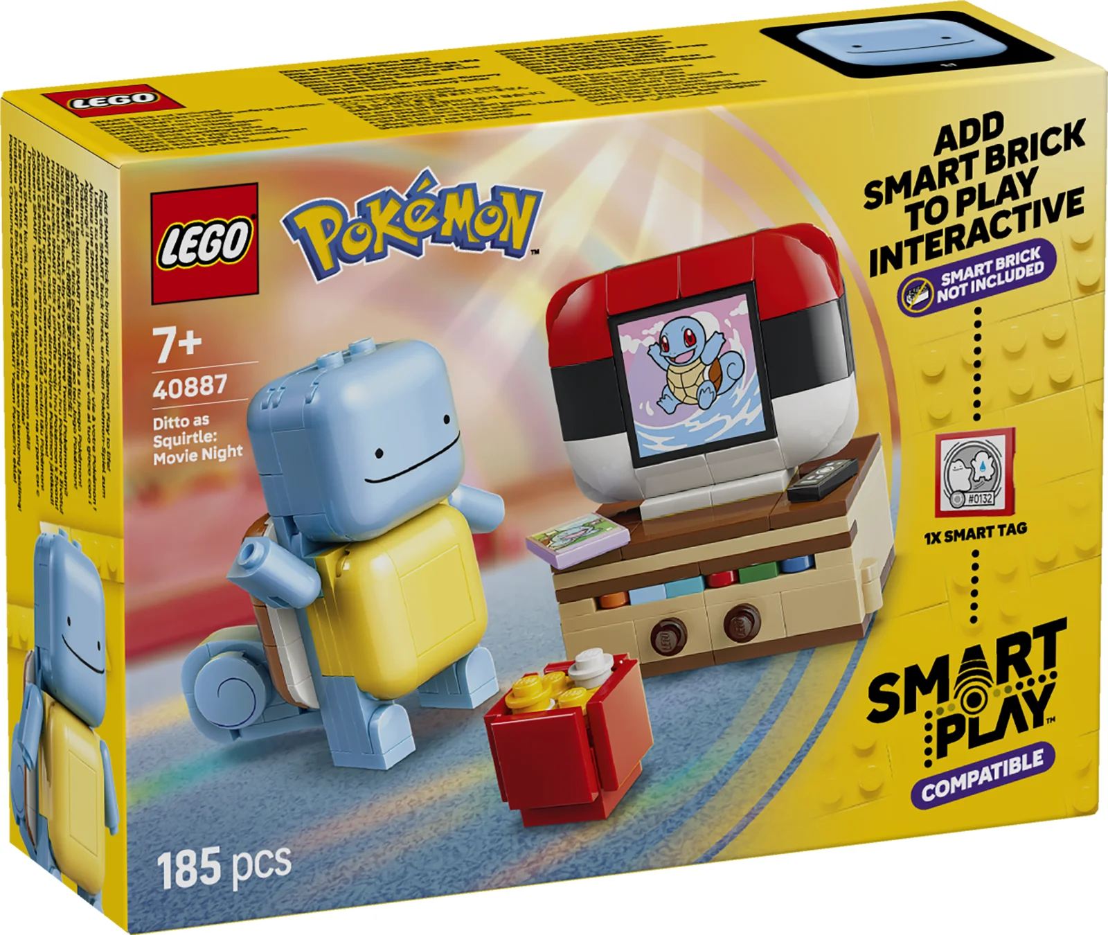 LEGO Pokemon Ditto as Squirtle Movie Night 40887