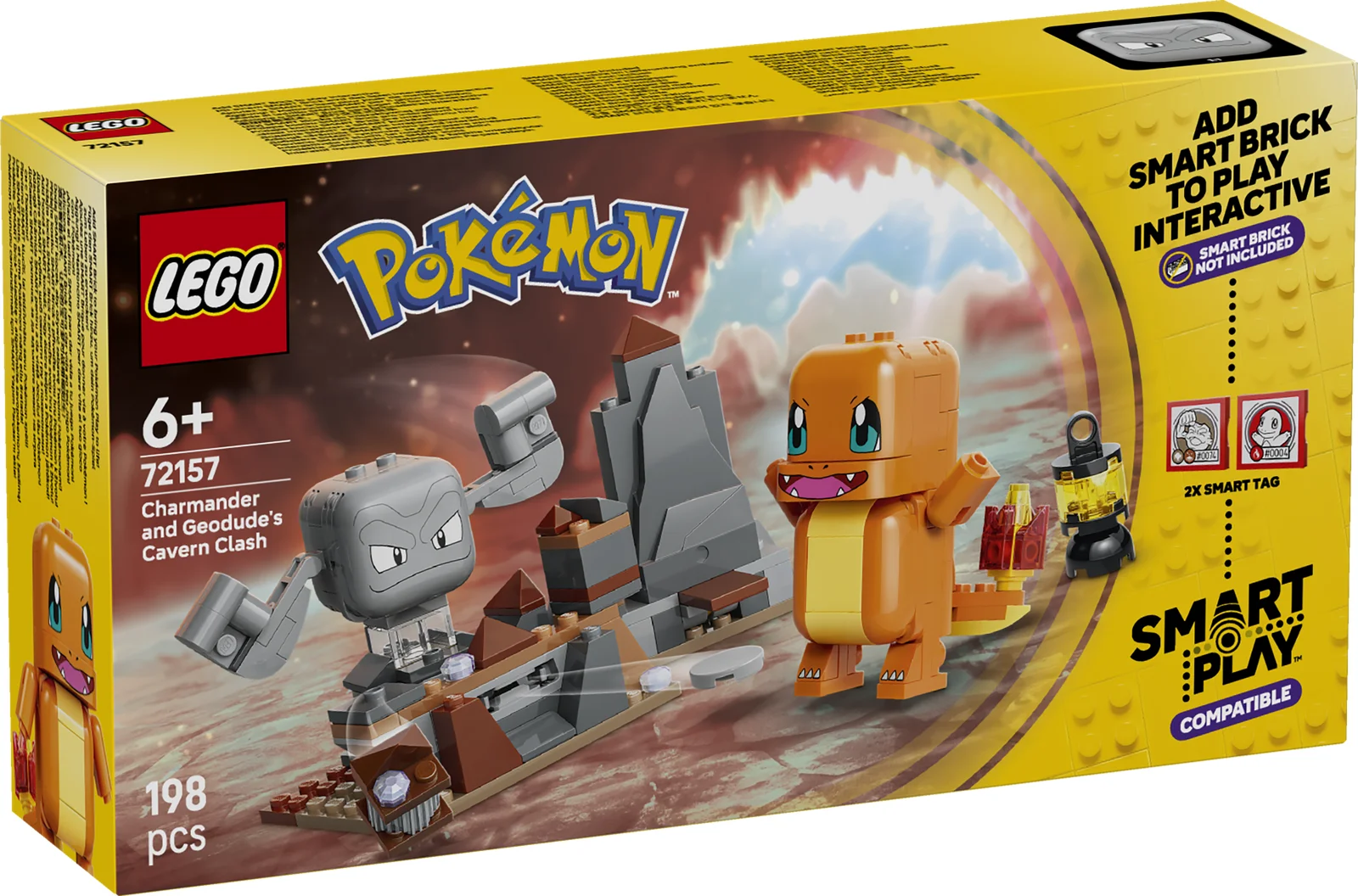 LEGO Pokemon Charmander and Geodude's Cavern Clash