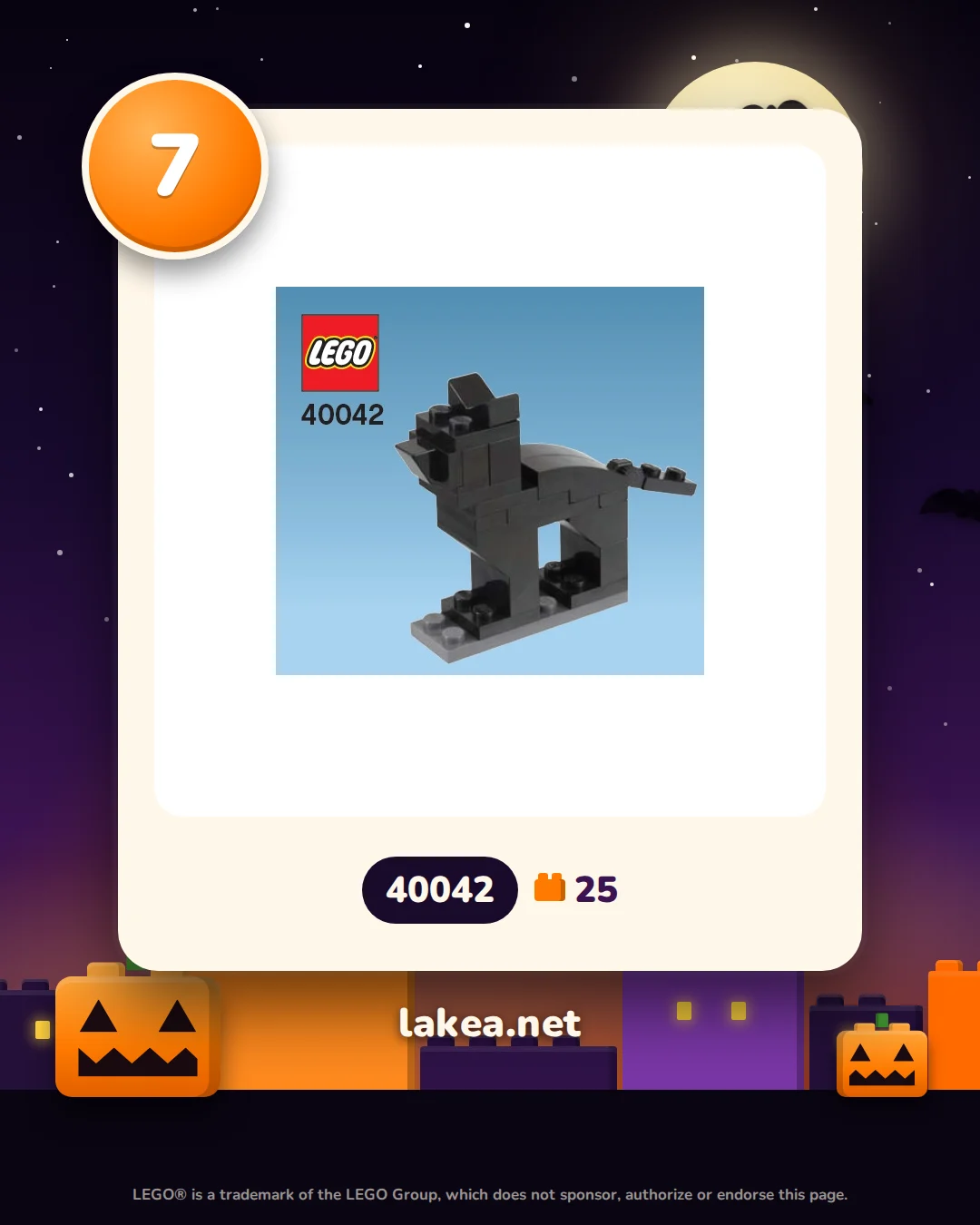 Dag 7: LEGO® Kat (40042)