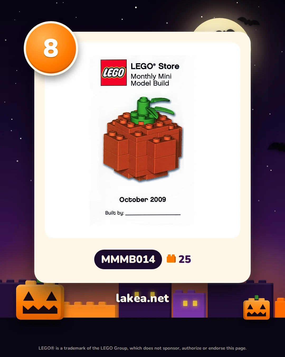 Dag 8: LEGO® Pompoen (MMMB014)