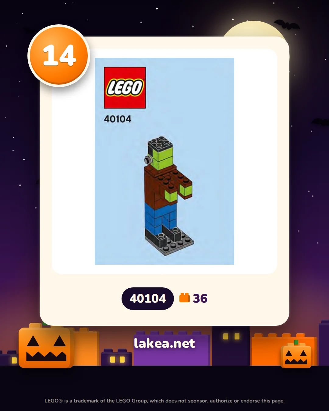 Dag 14: LEGO® Frankensteins monster (40104)