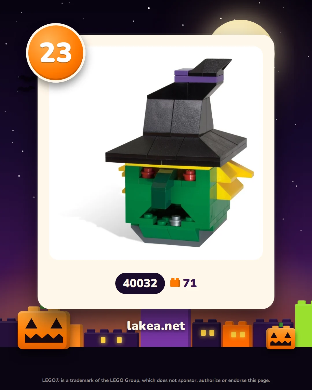 Dag 23: LEGO® Heks (40032)