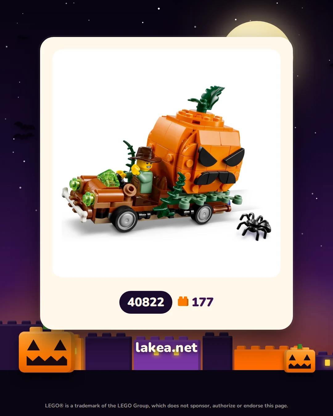 LEGO® Griezelpompoentruck (40822)