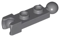 Plate, Modified 1 x 2 with Tow Ball and Small Tow Ball Socket on Ends