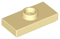Plate, Modified 1 x 2 with 1 Stud with Groove and Bottom Stud Holder (Jumper)