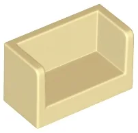 Panel 1 x 2 x 1 with Rounded Corners and 2 Sides