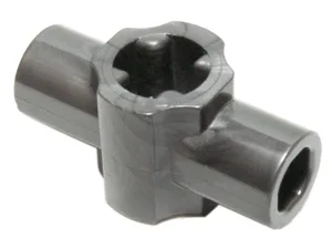 Technic, Axle Connector Hub with Two Bar Holders Perpendicular (Lightsaber Hilt)