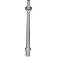 Bar 8L with Stop Rings and Pin (Technic, Figure Accessory Ski Pole) - Flat End