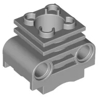 Technic Engine Cylinder with Partial Hollow Studs on Top and Bottom Slots