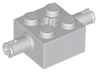 Brick, Modified 2 x 2 with Pins and Axle Hole