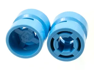 Wheel 8mm D. x 9mm for Slicks, Hole Notched for Wheels Holder Pin