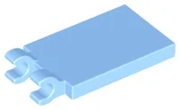 Tile, Modified 2 x 3 with 2 Open O Clips