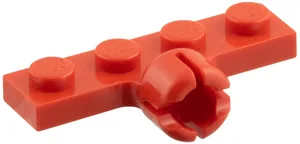 Plate, Modified 1 x 4 with Tow Ball Socket, Short, 4 Slots (7mm Socket Length)