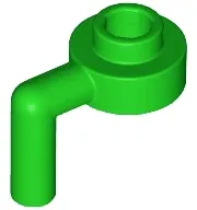 Plate, Round 1 x 1 Open Stud with Bar Arm Down