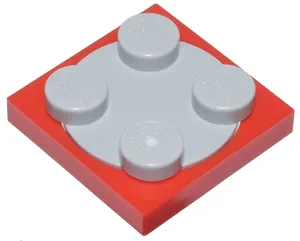 Turntable 2 x 2 Plate with Light Bluish Gray Top (3680 / 3679)