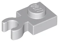 Plate, Modified 1 x 1 with Open O Clip Thick (Vertical Grip)