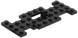 Vehicle, Base 4 x 10 x 2/3 with 2 x 2 Recessed Center with Smooth Underside, No Center Hole