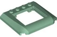 Wedge 5 x 6 x 2/3 Triple Curved with 3 x 4 Cutout for Window (Sunroof)