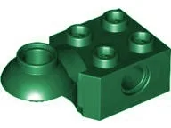 Technic, Brick Modified 2 x 2 with Pin Hole and Rotation Joint Ball Half Horizontal