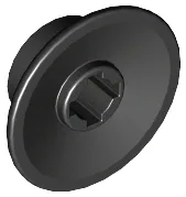 Train Wheel Small, Hole Notched for Wheels Holder Pin