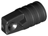 Hinge Cylinder 1 x 2 Locking with 1 Finger and Axle Hole on Ends without Slots