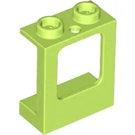 Window 1 x 2 x 2 Plane, Single Hole Top and Bottom for Glass