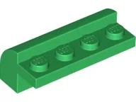 Slope, Curved 2 x 4 x 1 1/3 with 4 Recessed Studs