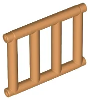 Bar 1 x 4 x 3 Grille with End Protrusions