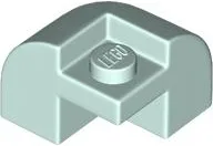 Slope, Curved 2 x 2 x 1 1/3 Corner Round with Recessed Stud
