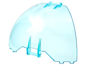 Windscreen Quarter Dome, Bar Handles at Top and Bottom
