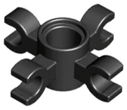 Technic, Pin Connector Round with 4 Clips (Horizontal Grip)