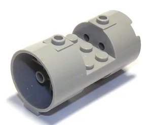 Cylinder 3 x 6 x 2 2/3 Horizontal - Square Connections Between Interior Studs