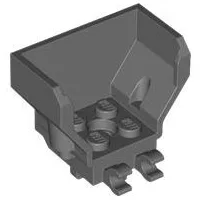 Cockpit 4 x 2 x 3 with Pin Hole and 2 Clips